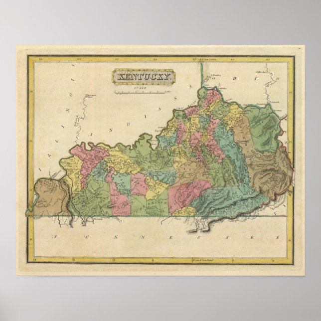 Póster Kentucky 7 (Frente)
