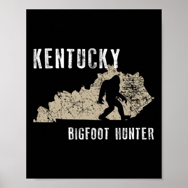 Poster Kentucky Bigfoot Hunter (Frente)