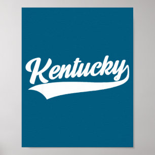 Poster Kentucky - design retrô - clássico