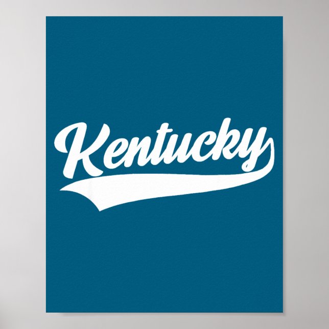 Poster Kentucky - design retrô - clássico  (Frente)