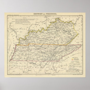 Póster Kentucky e Tennessee