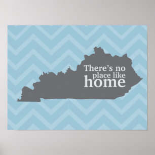 Poster Kentucky lá não é nenhum lugar como a casa