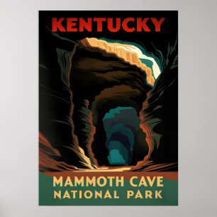 Poster Kentucky Mammoth Cave National Park V03