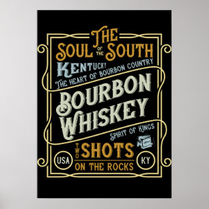 Poster Kentucky Whiskey
