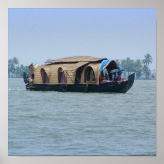 Póster Kerala Houseboat