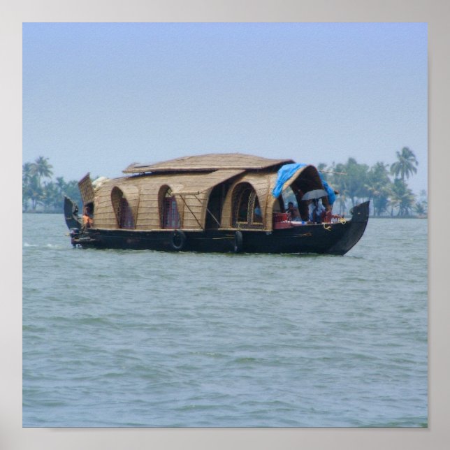 Póster Kerala Houseboat (Frente)