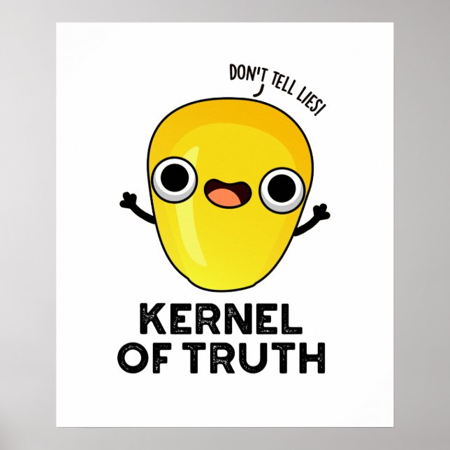 Poster Kernel do Truth Funny Corn Pun (Frente)