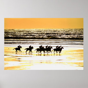 Póster Kerry de competência Ireland da praia