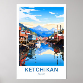 Poster Ketchikan Alaska Viagem