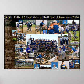 Poster Kettle Falls 1A Fastpitings State Champions