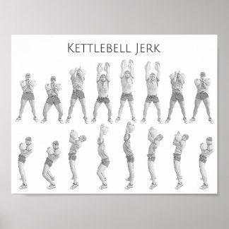 Póster Kettlebell Jerk