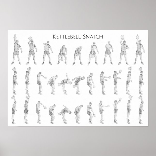 Póster Kettlebell Snatch (Frente)