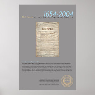 Poster Ketubah de Haym Salomon, 1777