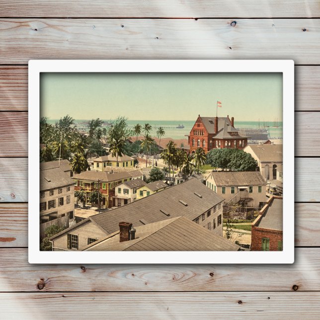 Póster Key West 1900 Historic Color Photo (Criador carregado)