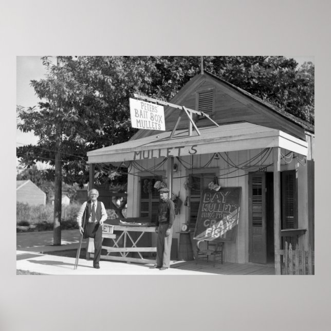 Póster Key West Bait Compro, 1938 (Frente)