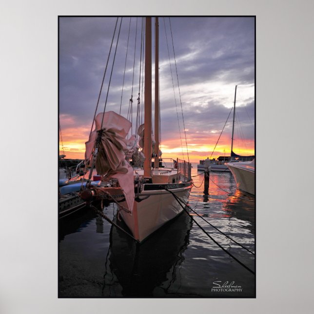 Póster Key West Drems no mar (Frente)