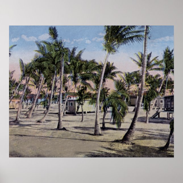 Poster Key West Florida Cottages in the Keys (Frente)