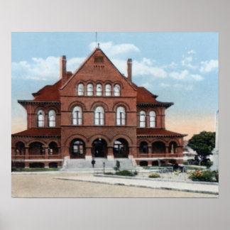 Poster Key West Florida Court House