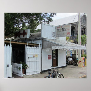 Póster Key West Historic Pepe's Cafe