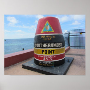 Póster Key West Historic Southernpoint Buoy