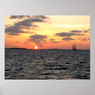 Póster Key West sunset - Flórida
