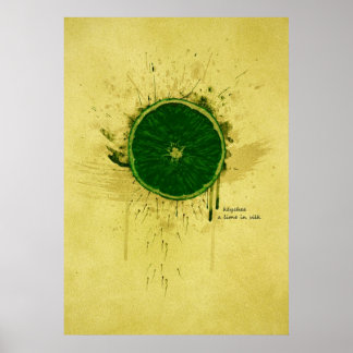 Póster KEYCHEE é um limão de seda