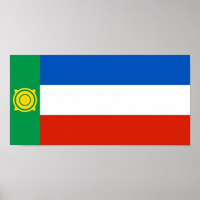 Poster Khakassia Flag (Frente)