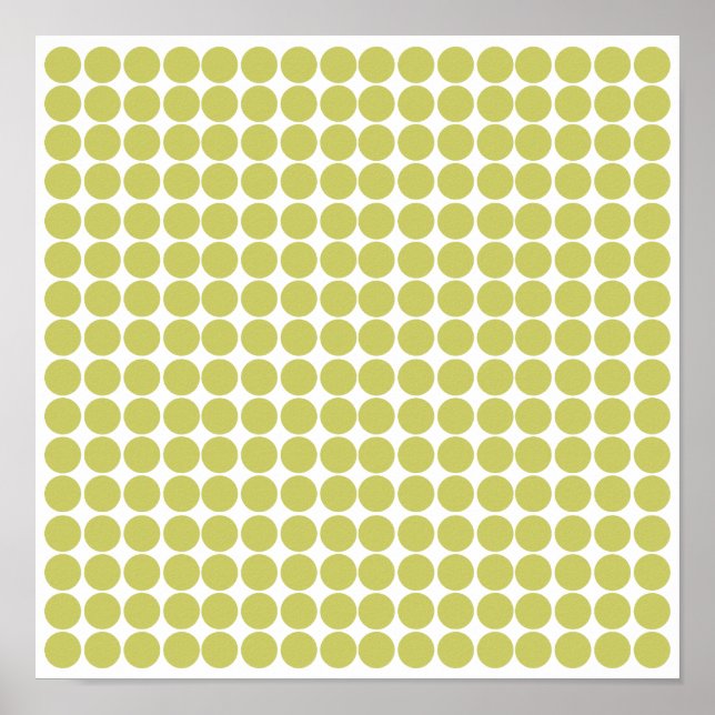 Póster Khaki Safari Dot (Frente)