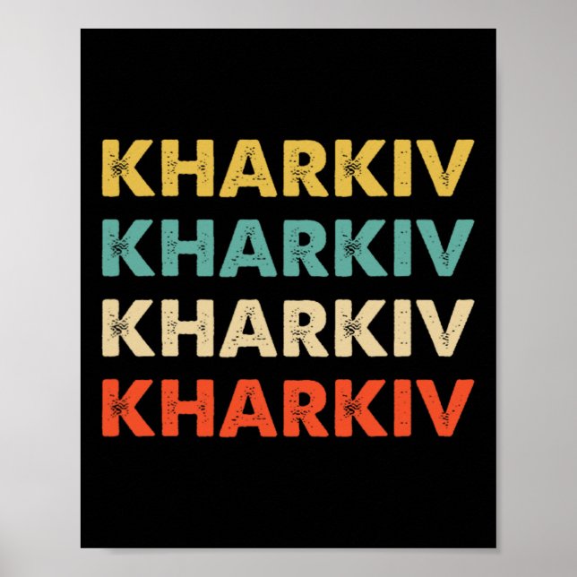 Poster Kharkiv Ucrânia  (Frente)