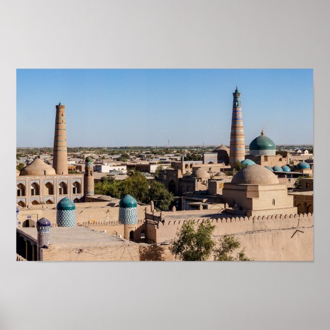 Poster Khiva - Uzbequistão (Frente)