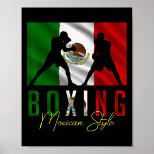 Poster Kickbo Gritante Mexicano de Boxing Humoroso