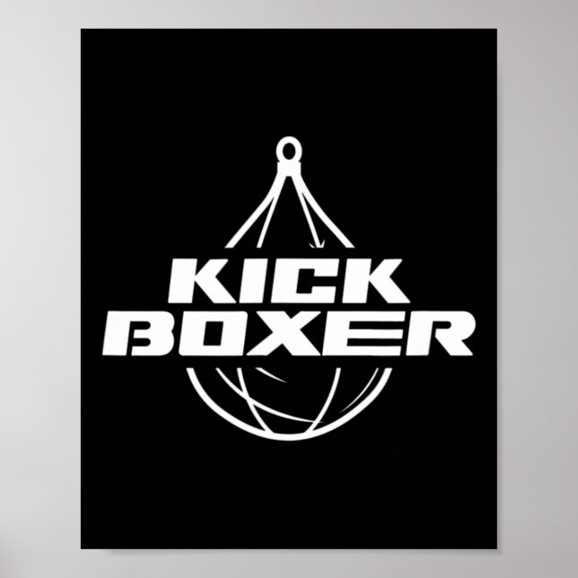 Poster Kickboxer Kick Boxing Artes Marciais Kickboxing Ch (Frente)