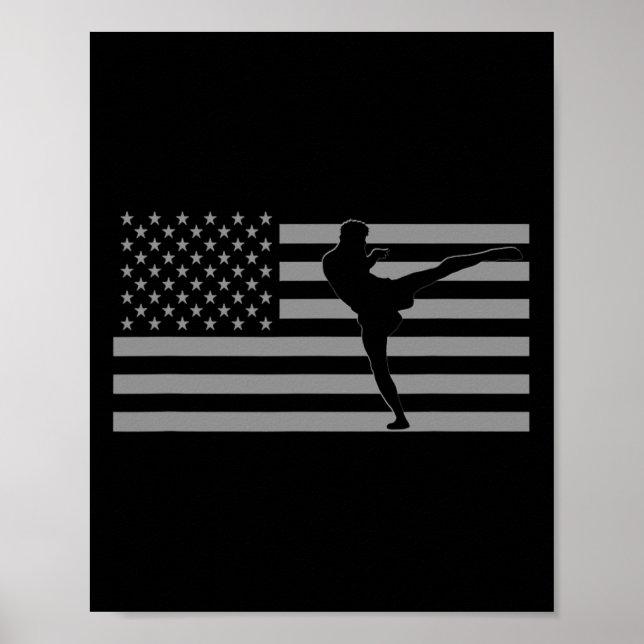Poster Kickboxing americano (Frente)