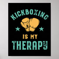 Kickboxing É Minha Terapia Sarcástico Divertido Bo