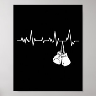 Poster Kickboxing Heartbeat - Autodefesa de Kickboxer Mar