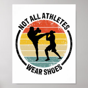 Poster Kickboxing Kick Boxing Nem Todos Os Atletas Vestem