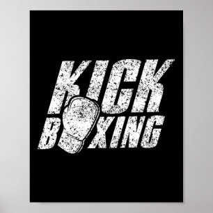 Poster Kickboxing Kickboxer Kickbox Boxe Boxe Marcial A