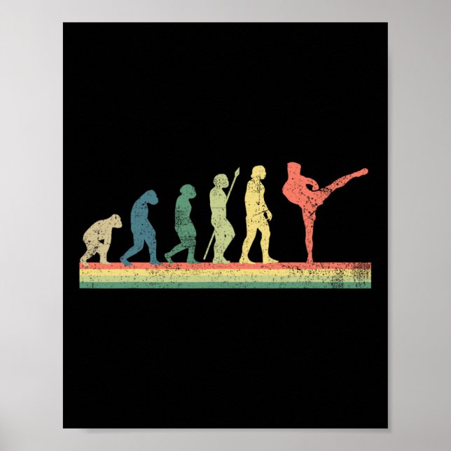 Poster Kickboxing Kickboxer Retro Antigo  (Frente)