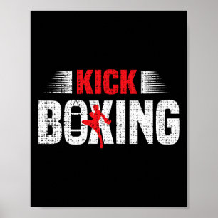 Poster Kickboxing Kickboxing Boxers Kickboxers Artes Marc