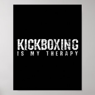 Poster Kickboxing Muay Thai Boxe Artes Marciais