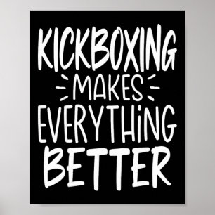 Poster Kickboxing Torna Tudo Melhor Kickboxer Kickb