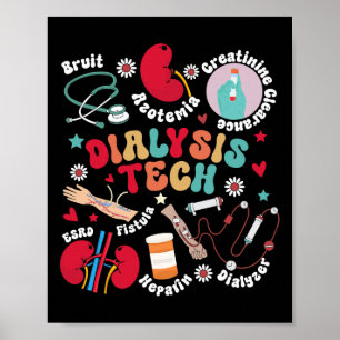 Poster Kid de Apreciação do Técnico de Diálise Tecnológic