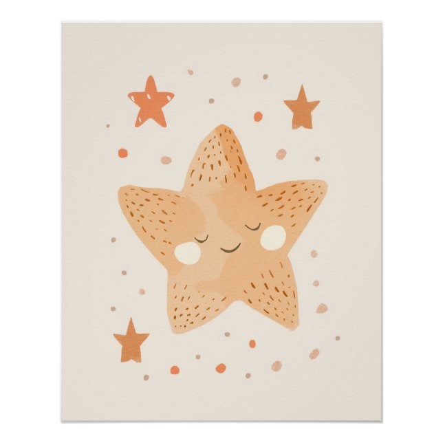 Póster Kids Celestial Nursery Wall Art, Crianças Posters (Frente)