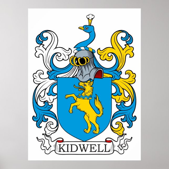 Poster Kidwell Family Crest (Frente)