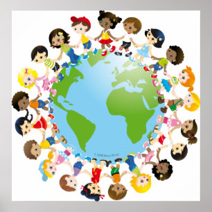 Póster Kidz do mundo