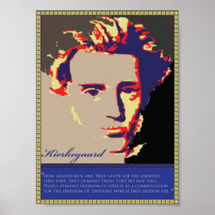 Poster Kierkegaard desvaneceu-se