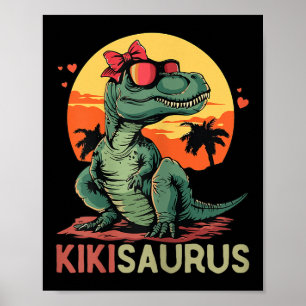 Poster Kikisaurus Dino Dinossauro Kiki-saurus T-rex Mãe