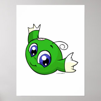 Poster Kiko verde giratório