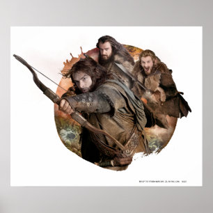 Poster Kili, THORIN OAKENSHIELD™ e Fili