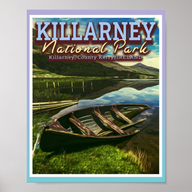 POSTER KILLARNEY NATIONAL PARK - KILLARNEY IRLANDA (Frente)
